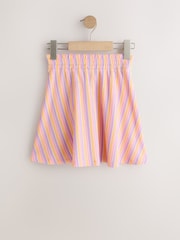 Purple/Pink/Orange Stripe Tie Detail Skirt (3-16yrs) - Image 2 of 5