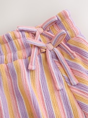 Purple/Pink/Orange Stripe Tie Detail Skirt (3-16yrs) - Image 3 of 5