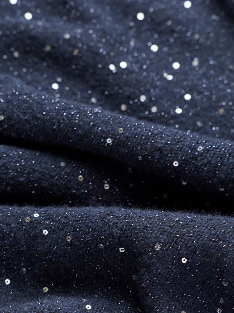 FatFace Skylar Navy Petite Knitted Dress - Image 7 of 7 FatFace Skylar Navy Petite Knitted Dress - Image 7 of 7