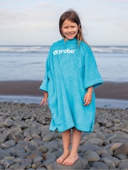 dryrobe Blue Kids Towel Robe - Image 2 of 6
