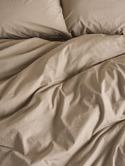 Bedfolk Latte Relaxed Cotton Duvet Cover - Image 4 of 4