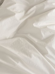 Bedfolk Cloud Relaxed Cotton Deep Fitted Sheet - Image 5 of 5