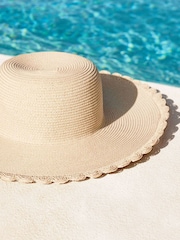 Seaspray Natural Elizabeth Sun Hat - Image 5 of 6