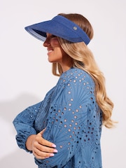 Seaspray Blue Jess Visor Hat - Image 3 of 5