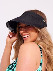 Seaspray Black Jess Visor Hat - Image 3 of 5