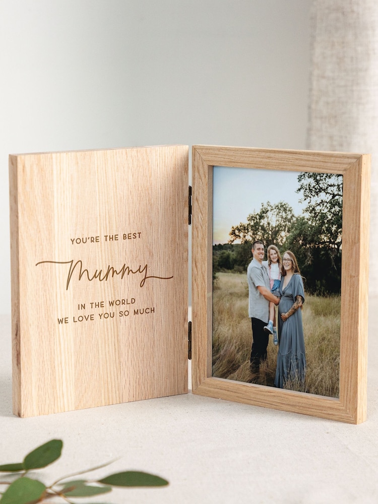 The World's Best Personalised Wooden Photo Frame by No Ordinary Gift - Image 1 of 1