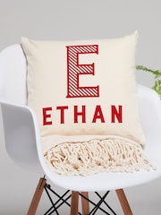 Personalised Children's Initial Cushion by No Ordinary Gift - Image 1 of 1