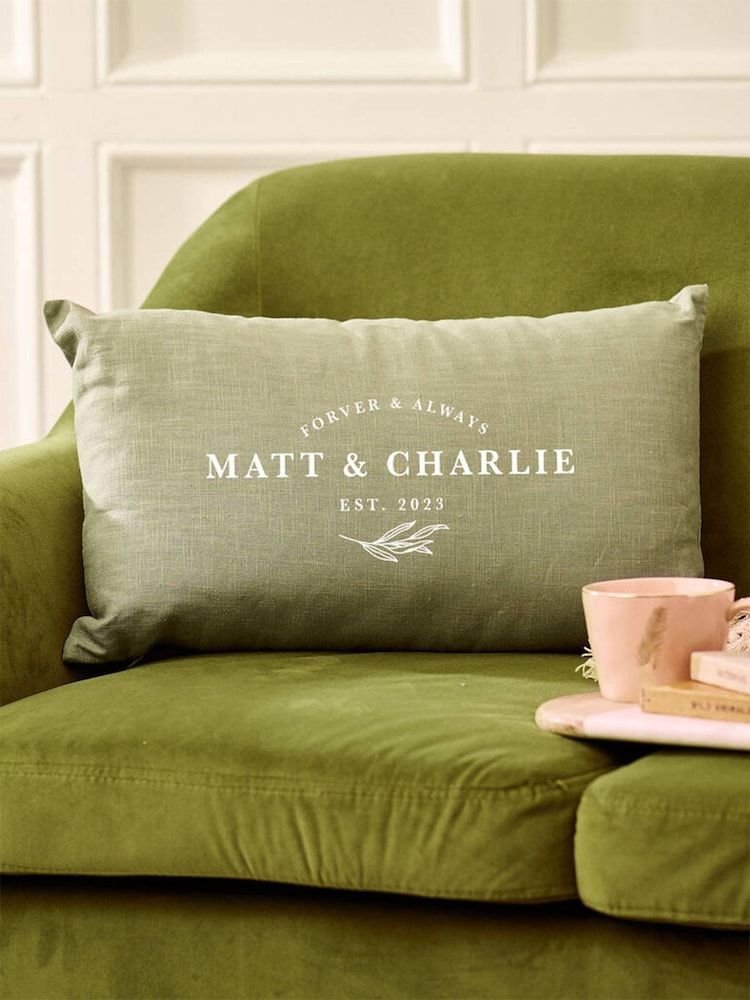 Personalised Housewarming Cushion by No Ordinary Gift - Image 1 of 3