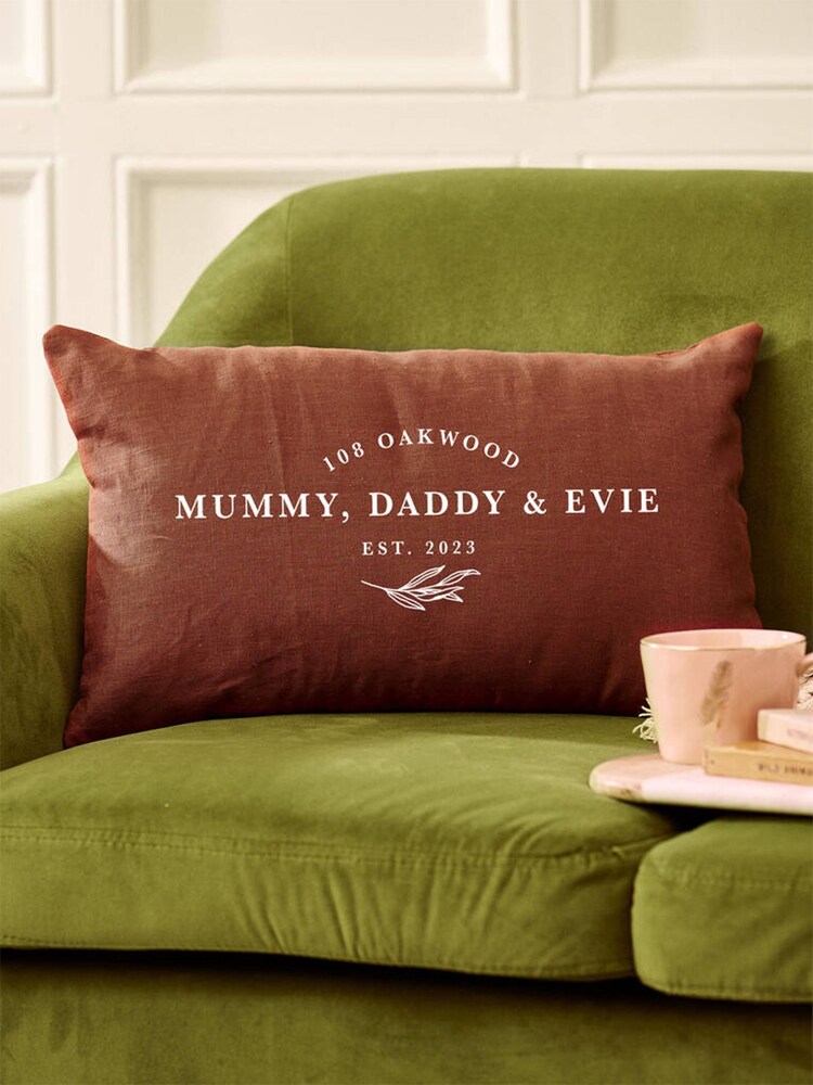 Personalised Housewarming Cushion by No Ordinary Gift - Image 2 of 3
