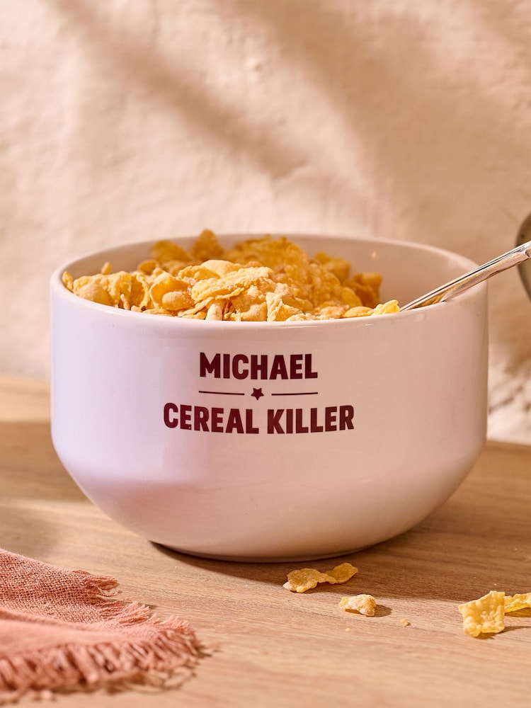 Personalised Cereal Snack Bowl by No Ordinary Gift - Image 1 of 1