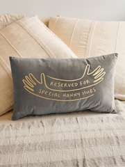 Cuddle Spot Personalised Mother's Day Velvet Cushion by No Ordinary Gift - Image 1 of 2