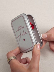 A Dozen Forever Roses Keepsake in Mini Tin by No Ordinary Gift - Image 2 of 5