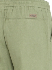 Blend Green Malvin Relaxed Linen Blend Trousers - Image 8 of 8