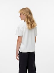 VERO MODA White Short Sleeve T-Shirt - Image 4 of 4