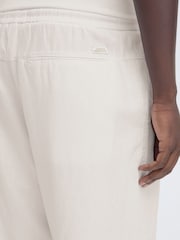 Blend White Malvin Relaxed Linen-Blend Trousers - Image 5 of 8