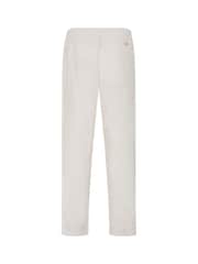 Blend White Malvin Relaxed Linen-Blend Trousers - Image 7 of 8