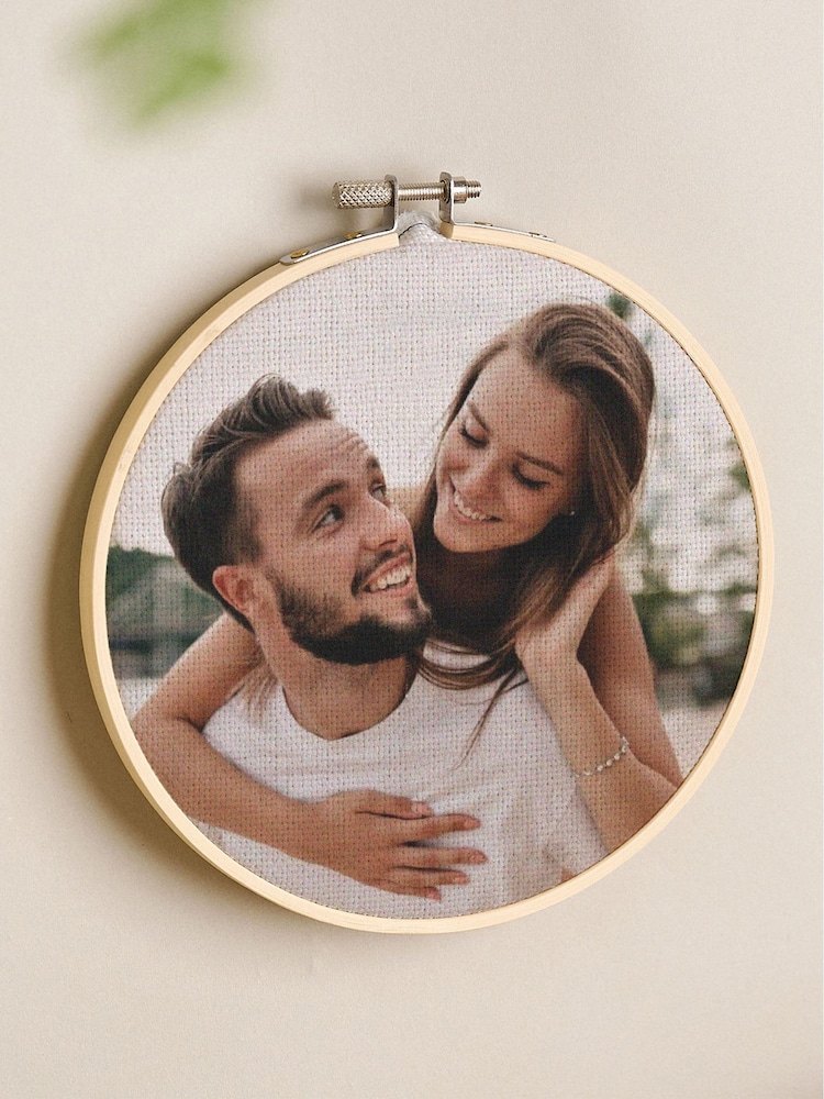 Custom Photo Anniversary Hoop by No Ordinary Gift - Image 1 of 1
