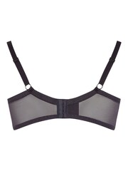 Yours Curve Purple Embroidered Non-Padded Bra - Image 7 of 7