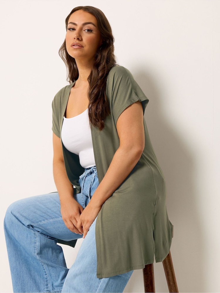 Grønn - Yours Curve Grown On Cover-Up med ermer - Bilde 1 av 5