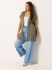 Grønn - Yours Curve Grown On Cover-Up med ermer - Bilde 2 av 5