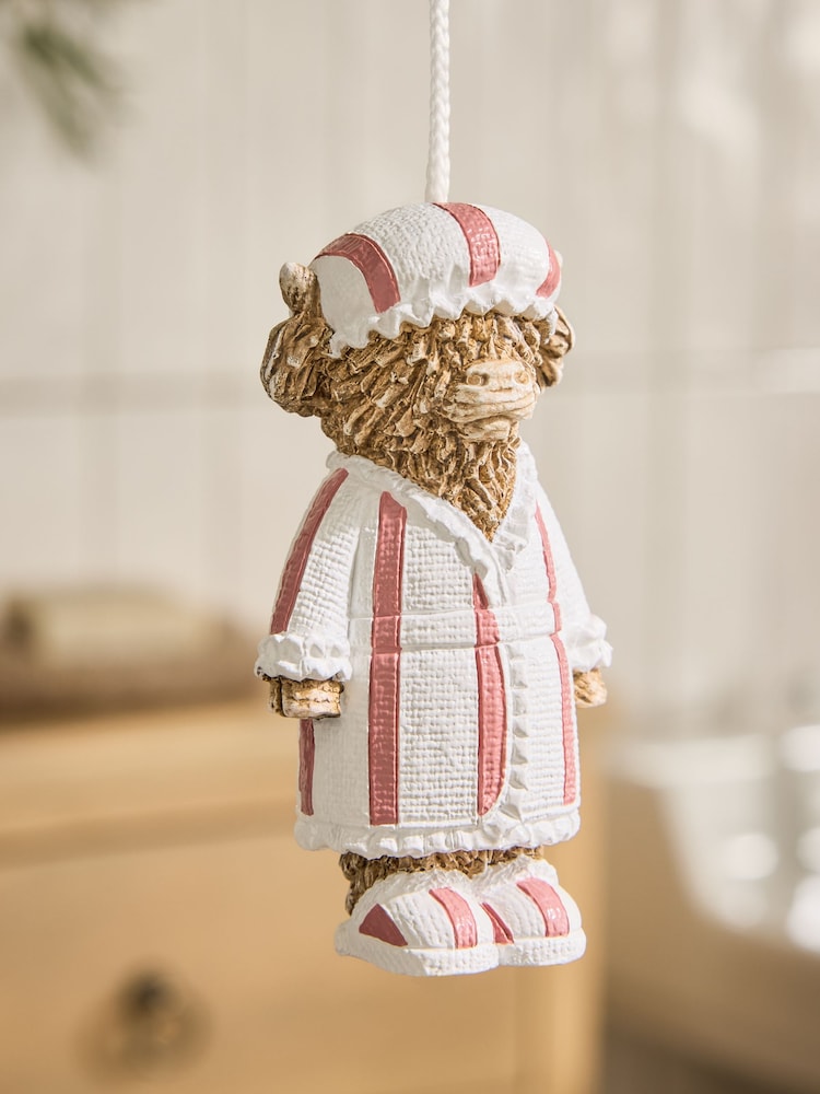 Pink Stripe Hamish The Highland Cow Light Pull - Image 2 of 3