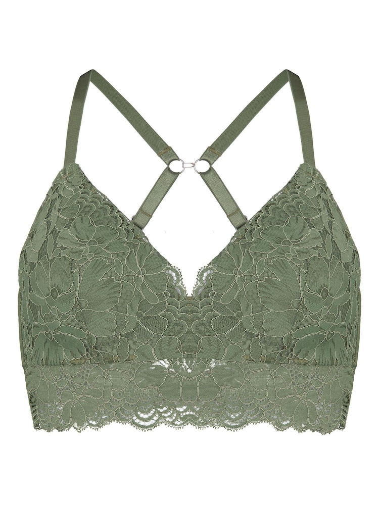 Hunkemoller Green Padded Underwired Bra - Image 3 of 3