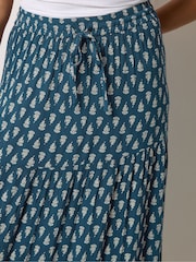 M&Co Aztec Print Tiered Maxi Skirt - Afbeelding 5 van 5