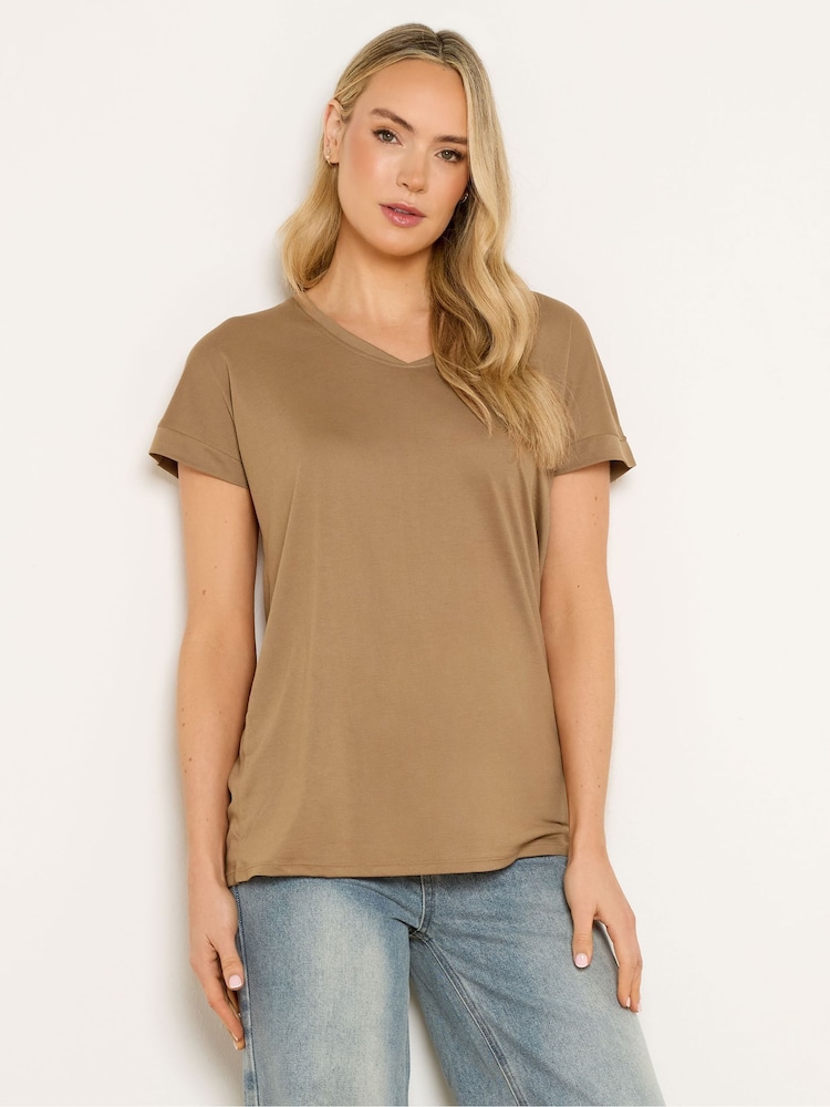 حزمة من 2 تيشرتات برقبة سبعة من Long Tall Sally - صورة 2 من 8