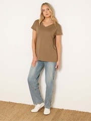 حزمة من 2 تيشرتات برقبة سبعة من Long Tall Sally - صورة 4 من 8