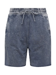 Long Tall Sally Blue Acid Wash Shorts - Image 5 of 6