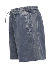 Long Tall Sally Blue Acid Wash Shorts - Image 6 of 6