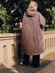 Mocha Leopard - Regatta Böyük Ölçülü Suya Davamlı Borg-Fleece Astarlı Dəyişdirici Xalat - 9şəkildən 4 şəkil