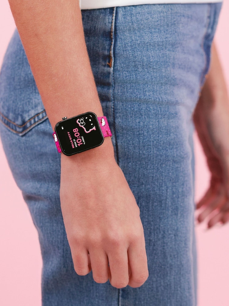 Peers Hardy Pink Hello Kitty & Friends Printed Strap Smart Watch - Image 2 of 5