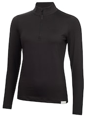 Negru - Calvin Klein Golf Quinta Quarter Zip Base Layer - Imaginea 6 din 10