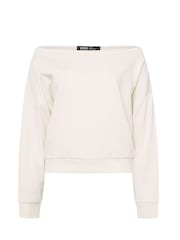 Yours Curve Natural Off The Shoulder Sweat Top - Image 5 of 5