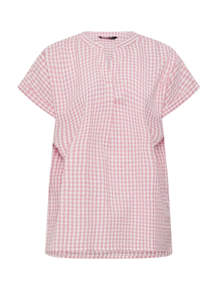 Yours Curve Pink Overhead Half Placket Shirt - Image 5 of 5 Yours Curve Pink Overhead Half Placket Shirt - Image 5 of 5