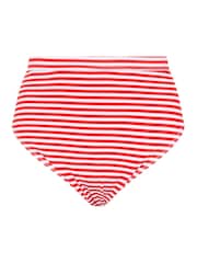 Yours Curve Red Limited Stripe Bikini Bottoms - Image 5 of 6