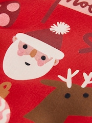 Red Christmas Santa Print Crew Neck Sweatshirt (3mths-7yrs) - Image 7 of 8