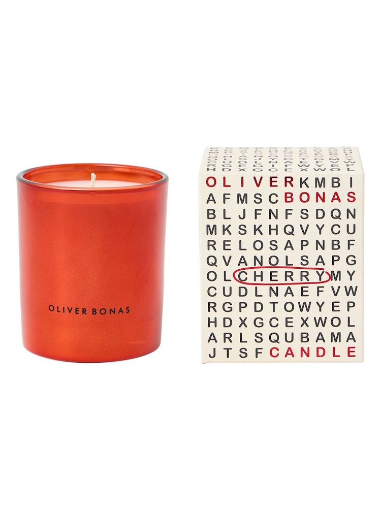 Oliver Bonas Red Guilty Pleasures Scented Cherry Candles - Image 4 of 4 Oliver Bonas Red Guilty Pleasures Scented Cherry Candles - Image 4 of 4