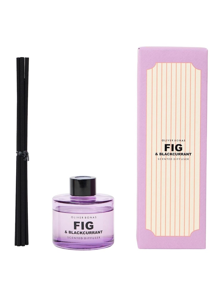 Oliver Bonas Purple Firma Fig & Blackcurrant Reed Diffuser - Image 4 of 4