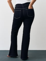 Indigo Blue Hourglass Flare Leg Denim Jeans - Image 3 of 7