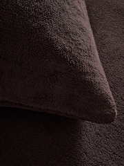 Chocolate Brown Teddy Fleece Bed Set - Image 4 of 5