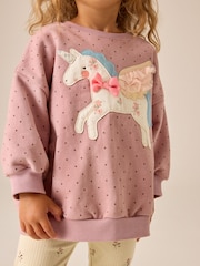 Pink Unicorn Sweatshirt and Legging Set (3mths-7yrs) - Image 4 of 5