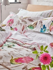 Designers Guild Fuchsia Pink Japanese Magnolia 200 Thread Count Duvet Cover set - Image 3 of 8