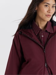 JD Williams Red Longline Light Weight Raincoat - Image 4 of 4