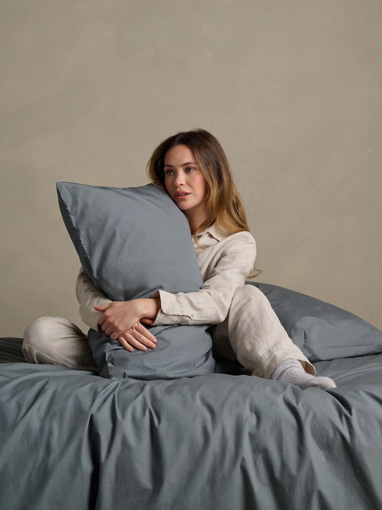 Paire de taies d'oreiller en coton décontracté Bedfolk - Image 2 sur 4