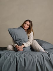 Paire de taies d'oreiller en coton décontracté Bedfolk - Image 4 sur 4