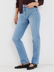 JD Williams Blue 24/7 Straight Leg Jean - Image 3 of 4