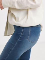 JD Williams Blue Skinny Crop Leggings - Image 4 of 4