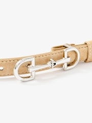 Mint Velvet Yellow Suede Snaffle Belt - Image 4 of 5